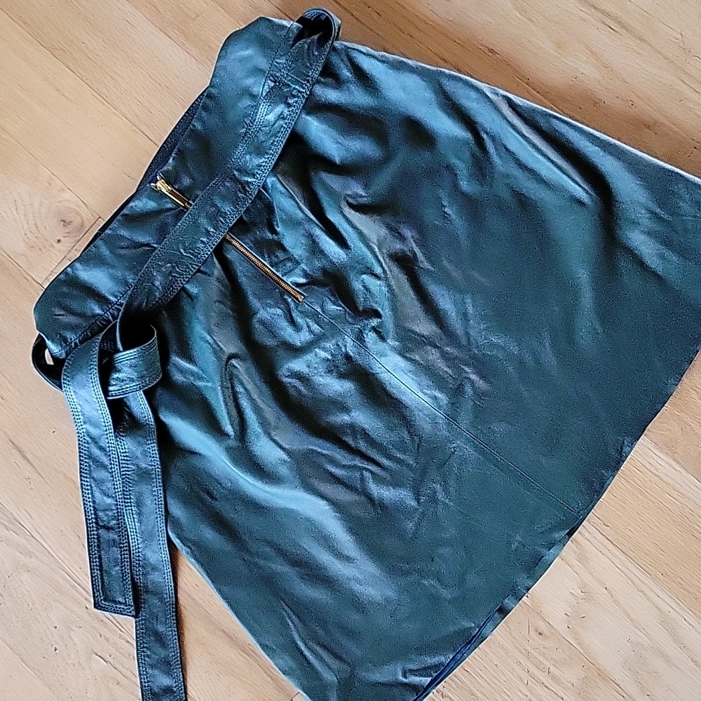 Lamb Leather Skirt, Like New! - Picture 5 of 5